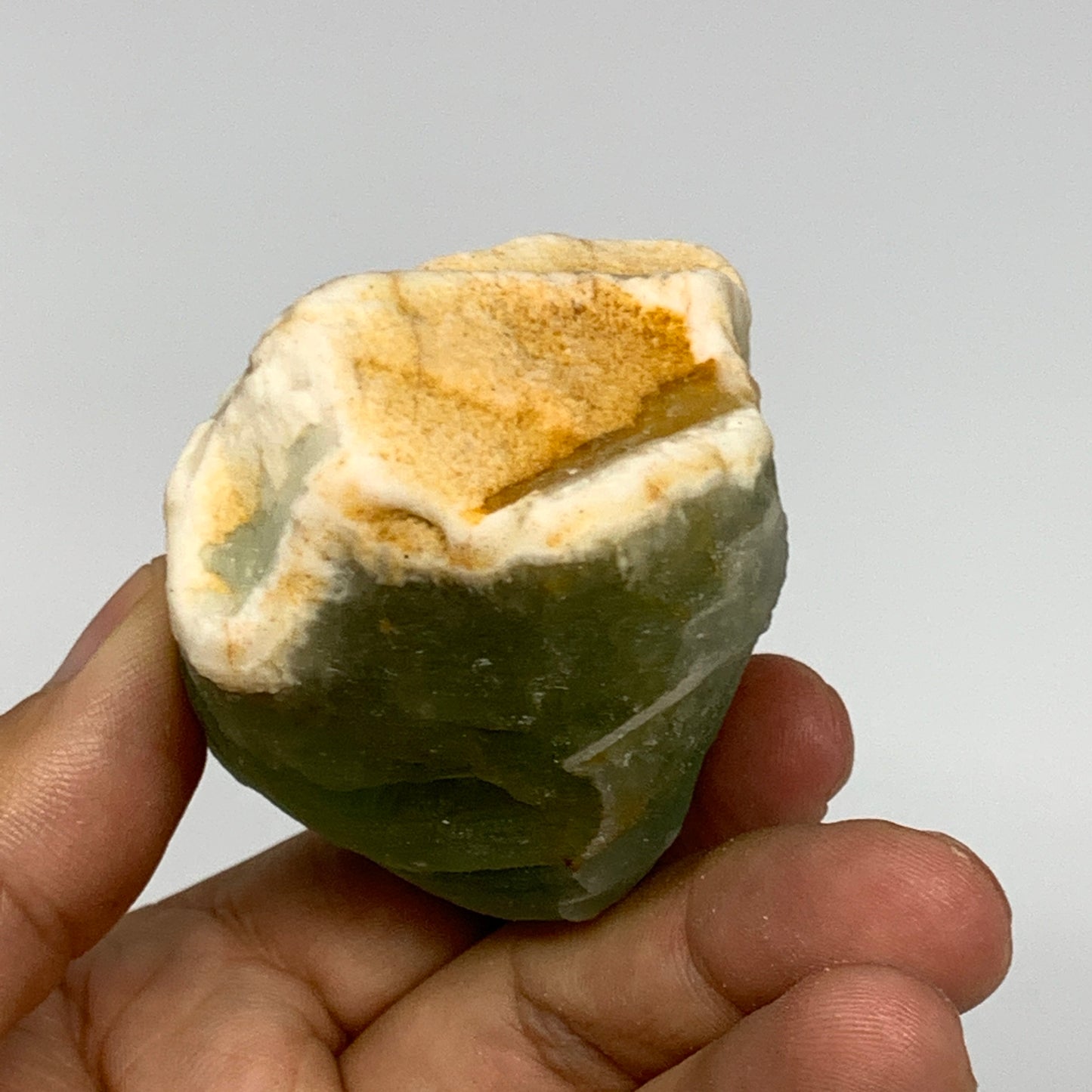 234.1g, 3.2"x2.1"x1.7" Fluorite Tumbled Rough Home Decor @Mexico, B18641