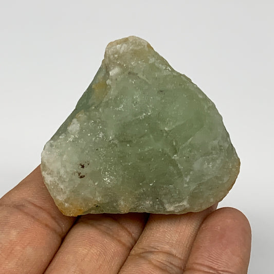 88.7g, 1.8"x1.9"x1.2" Fluorite Tumbled Rough Home Decor @Mexico, B18644