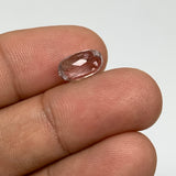 3.08cts, 10mmx6mmx5mm, Kunzite Crystal Facetted Cut Stone @Afghanistan, CTS42