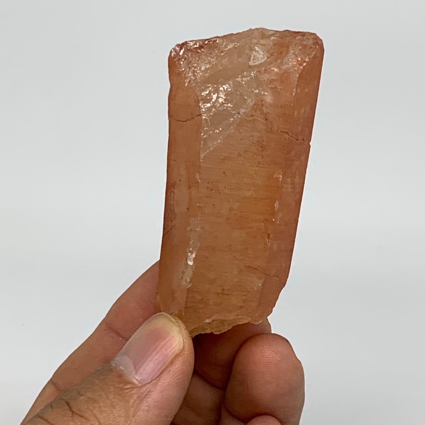64.7g, 2.4"x1.2"x0.9", Natural Red Quartz Crystal Terminated @Morocco, B11411