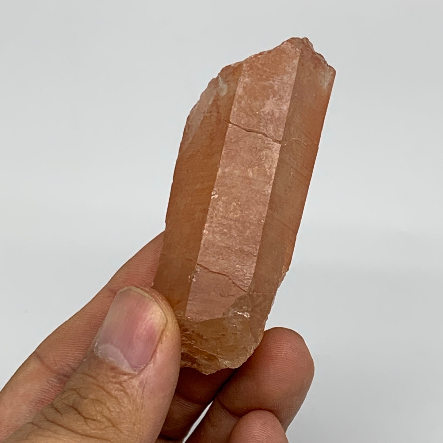 64.7g, 2.4"x1.2"x0.9", Natural Red Quartz Crystal Terminated @Morocco, B11411