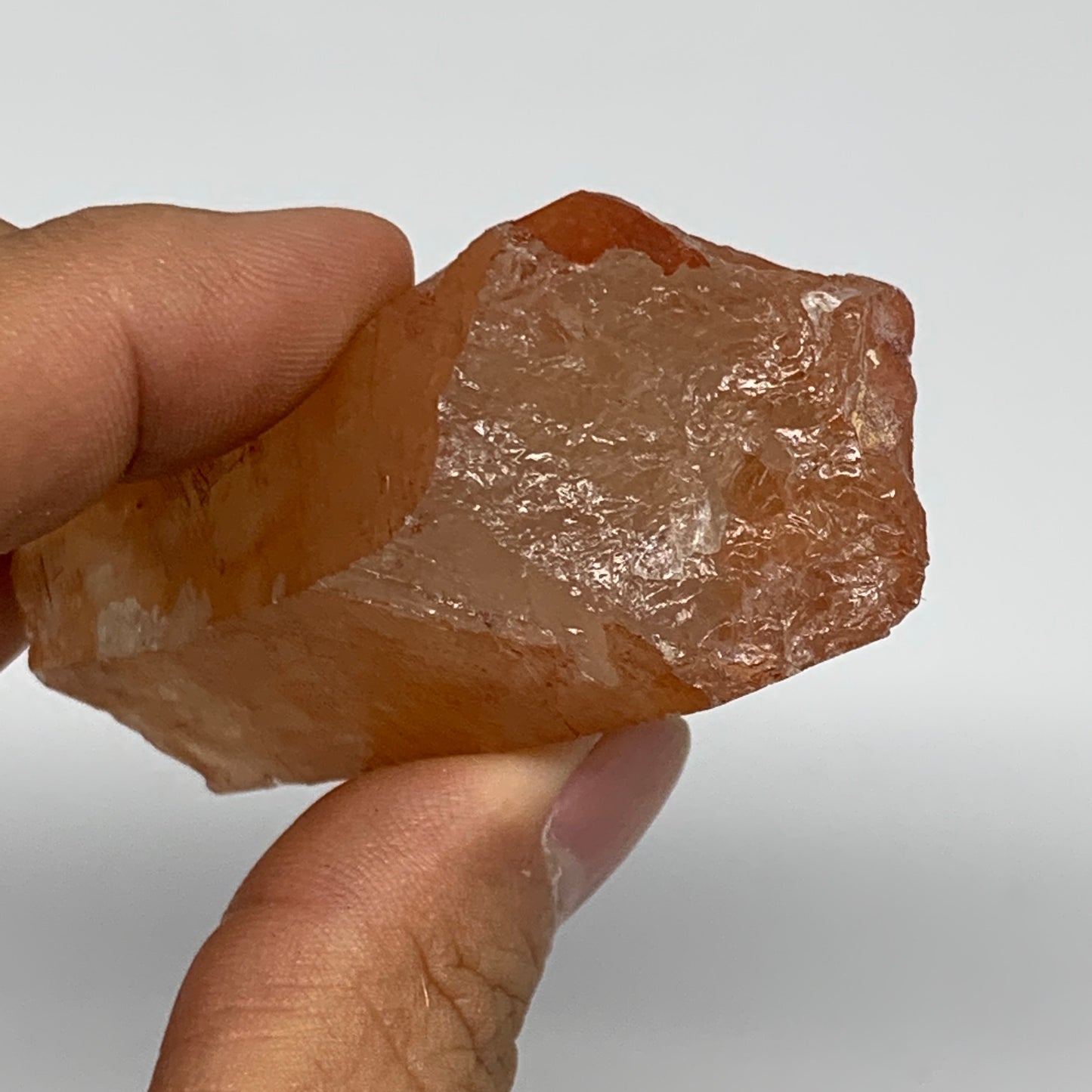 64.7g, 2.4"x1.2"x0.9", Natural Red Quartz Crystal Terminated @Morocco, B11411