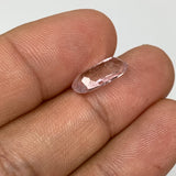 3.38cts, 13mmx6mmx4mm, Kunzite Crystal Facetted Cut Stone @Afghanistan, CTS43