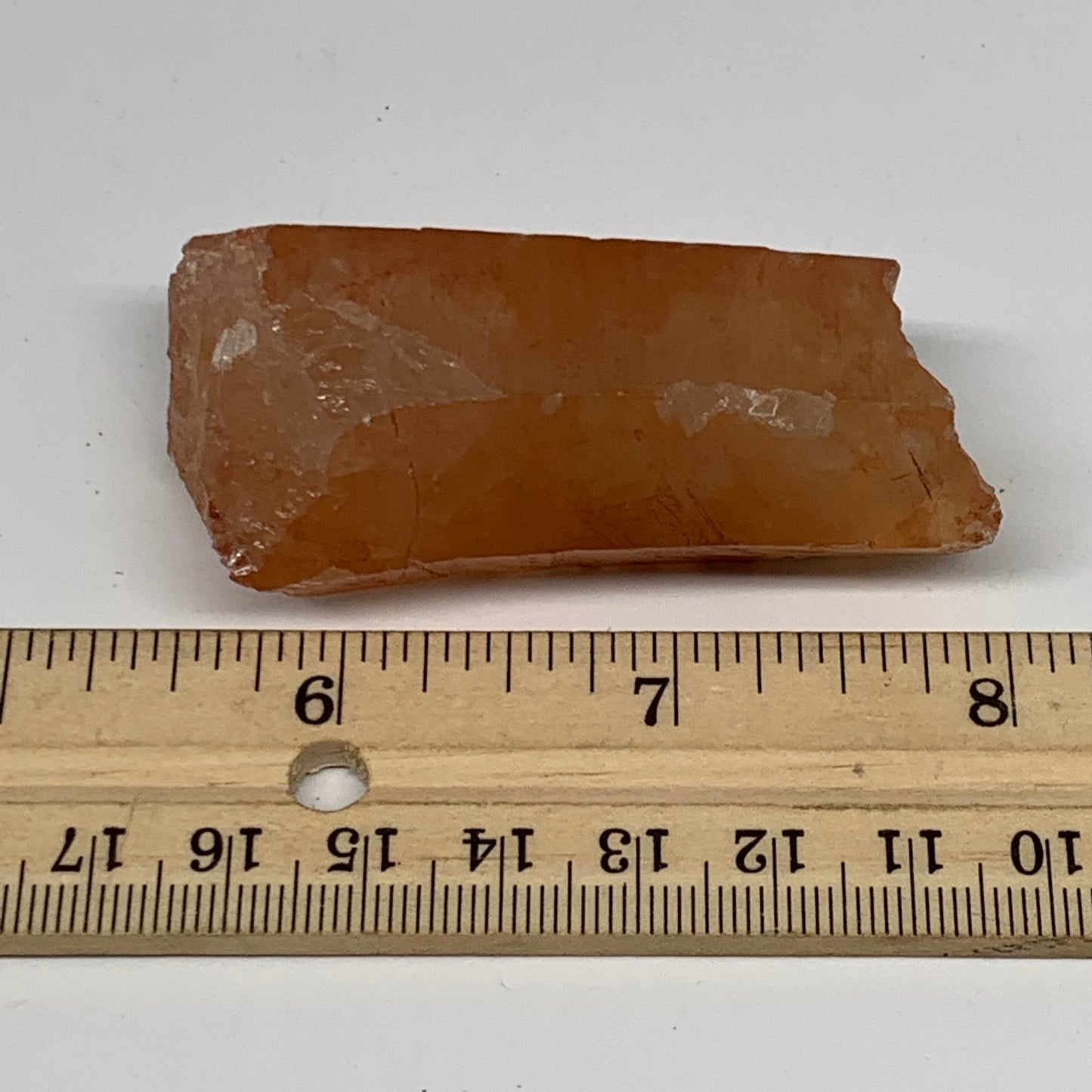 64.7g, 2.4"x1.2"x0.9", Natural Red Quartz Crystal Terminated @Morocco, B11411