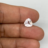 2.59cts, 8mmx8mmx5mm, Kunzite Crystal Facetted Cut Stone @Afghanistan, CTS45