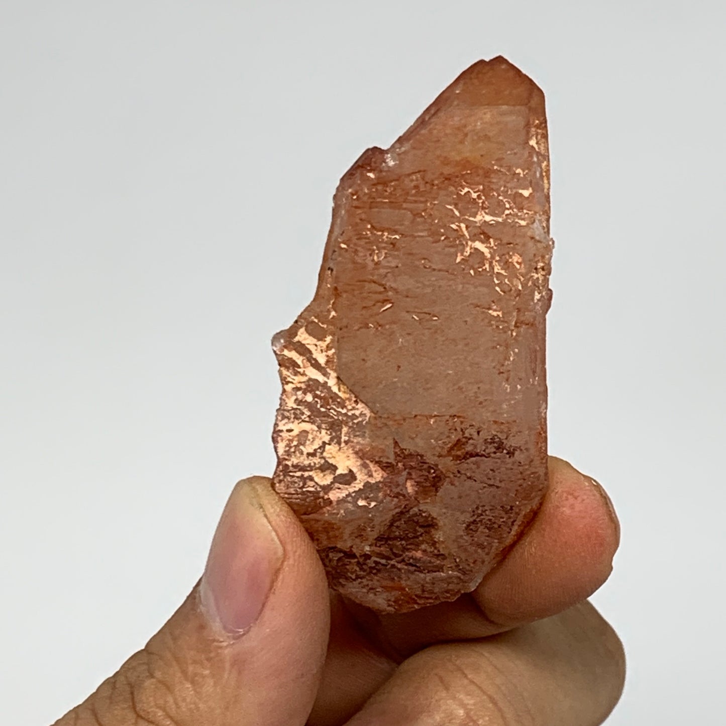 51.5g, 2.3"-2.4", 2pcs, Natural Red Quartz Crystal Terminated @Morocco, B11413
