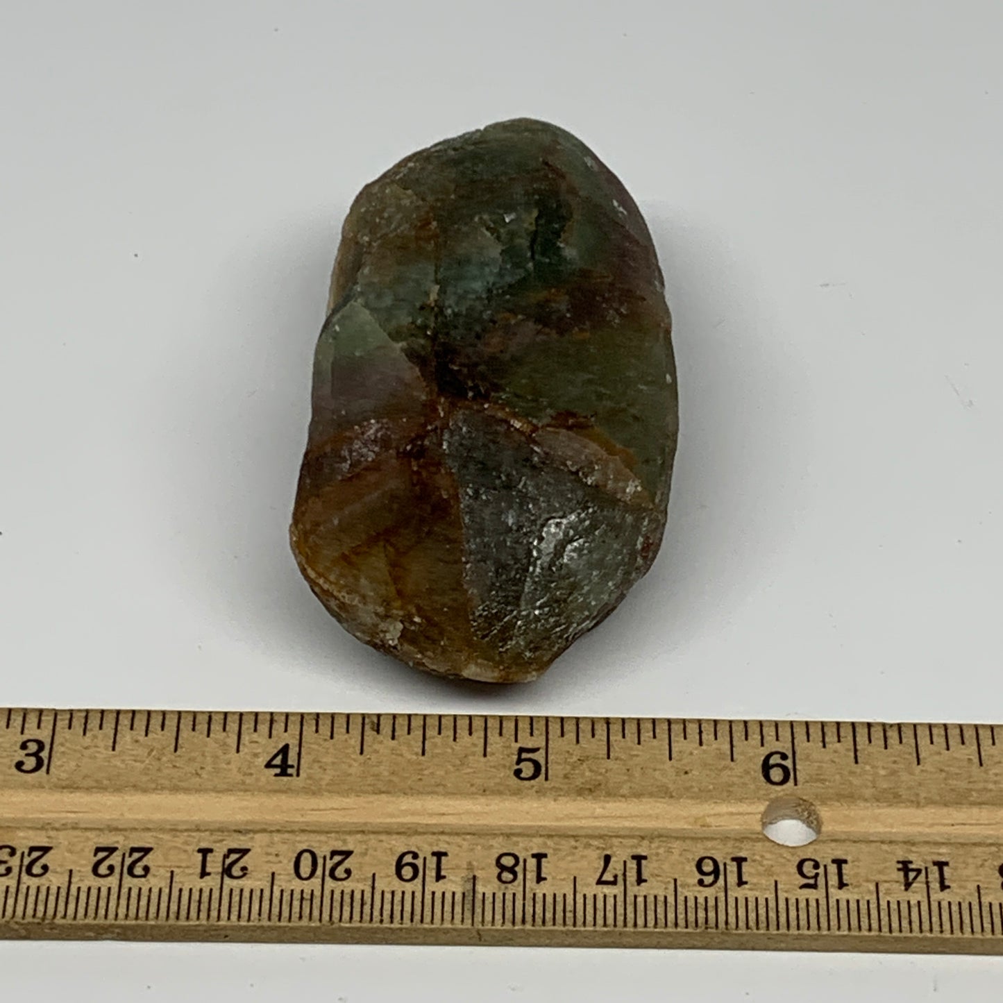 161.9g, 2.7"x1.7"x1.5" Fluorite Tumbled Rough Home Decor @Mexico, B18649