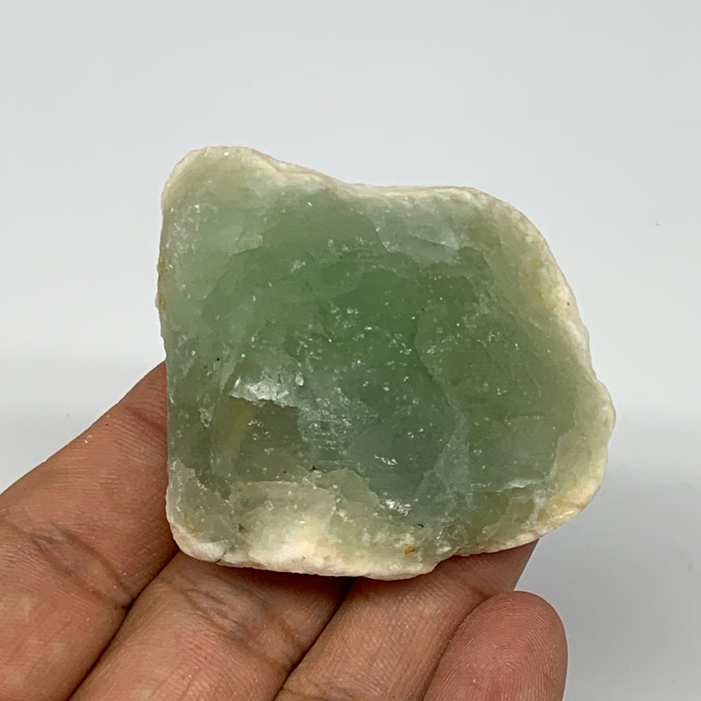 78.2g, 1.9"x1.9"x1" Fluorite Tumbled Rough Home Decor @Mexico, B18650