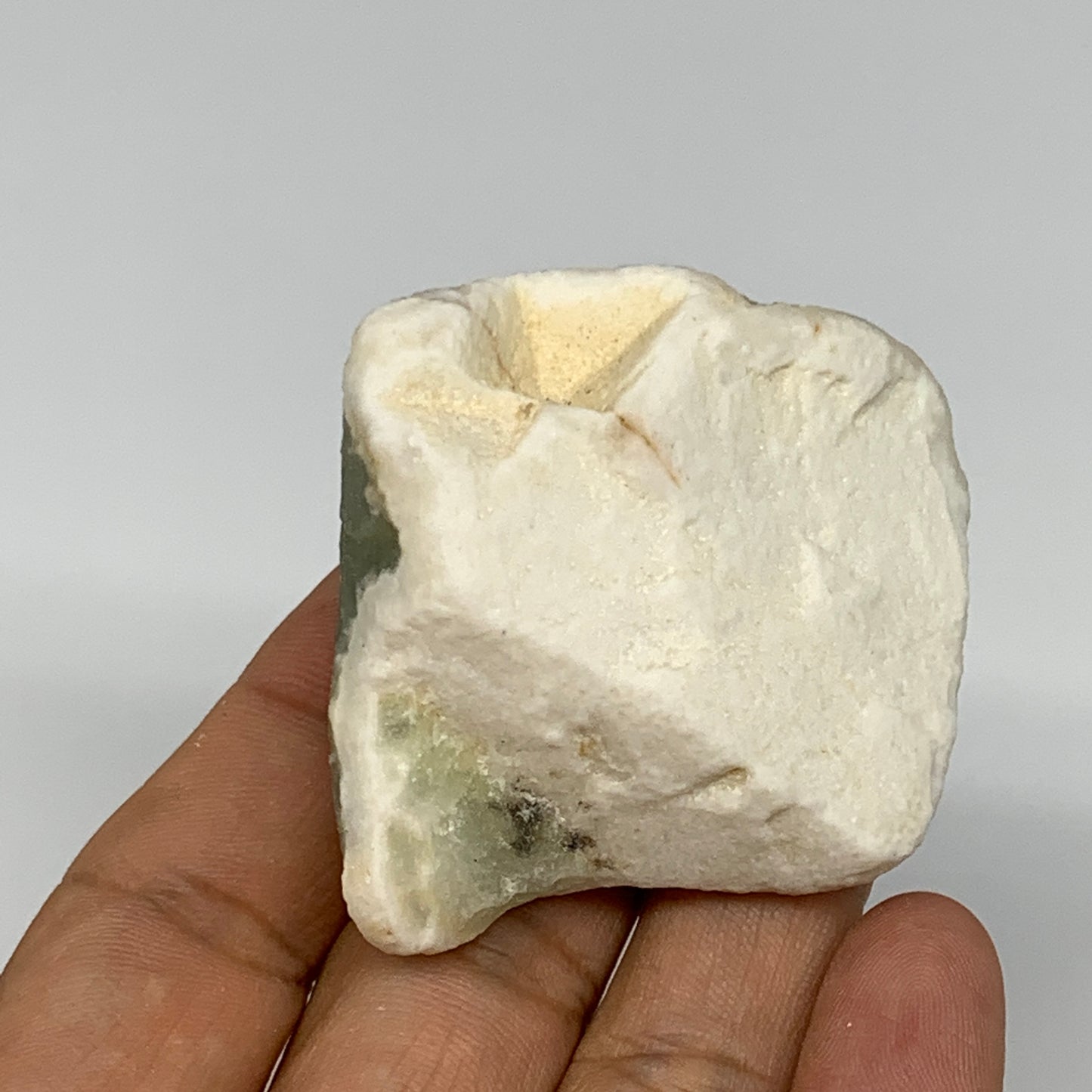 78.2g, 1.9"x1.9"x1" Fluorite Tumbled Rough Home Decor @Mexico, B18650