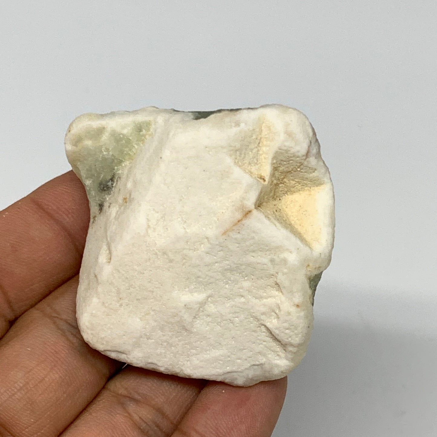 78.2g, 1.9"x1.9"x1" Fluorite Tumbled Rough Home Decor @Mexico, B18650