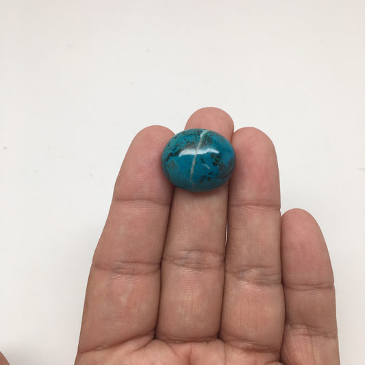 26.5 cts Natural Oval Shape Chrysocolla Cabochon From Mexico, CC18 - watangem.com
