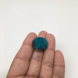 26.5 cts Natural Oval Shape Chrysocolla Cabochon From Mexico, CC18 - watangem.com