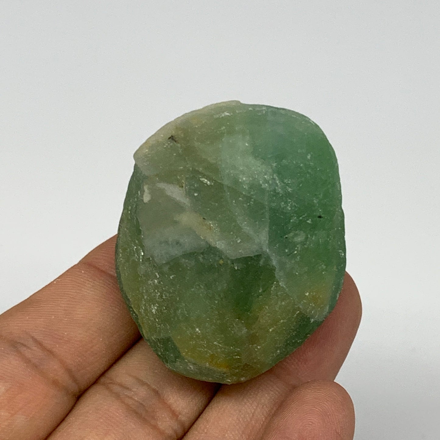 80g, 1.8"x1.4"x1.1" Fluorite Tumbled Rough Home Decor @Mexico, B18652