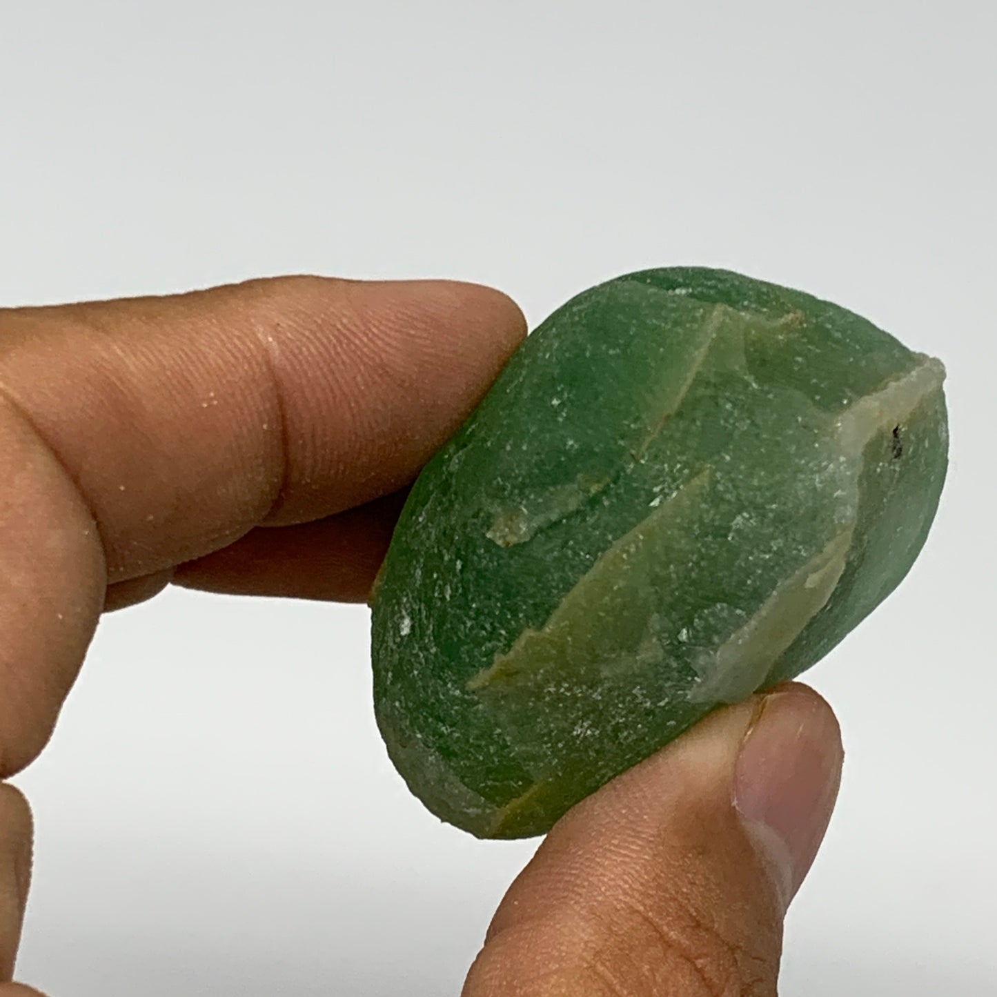 80g, 1.8"x1.4"x1.1" Fluorite Tumbled Rough Home Decor @Mexico, B18652