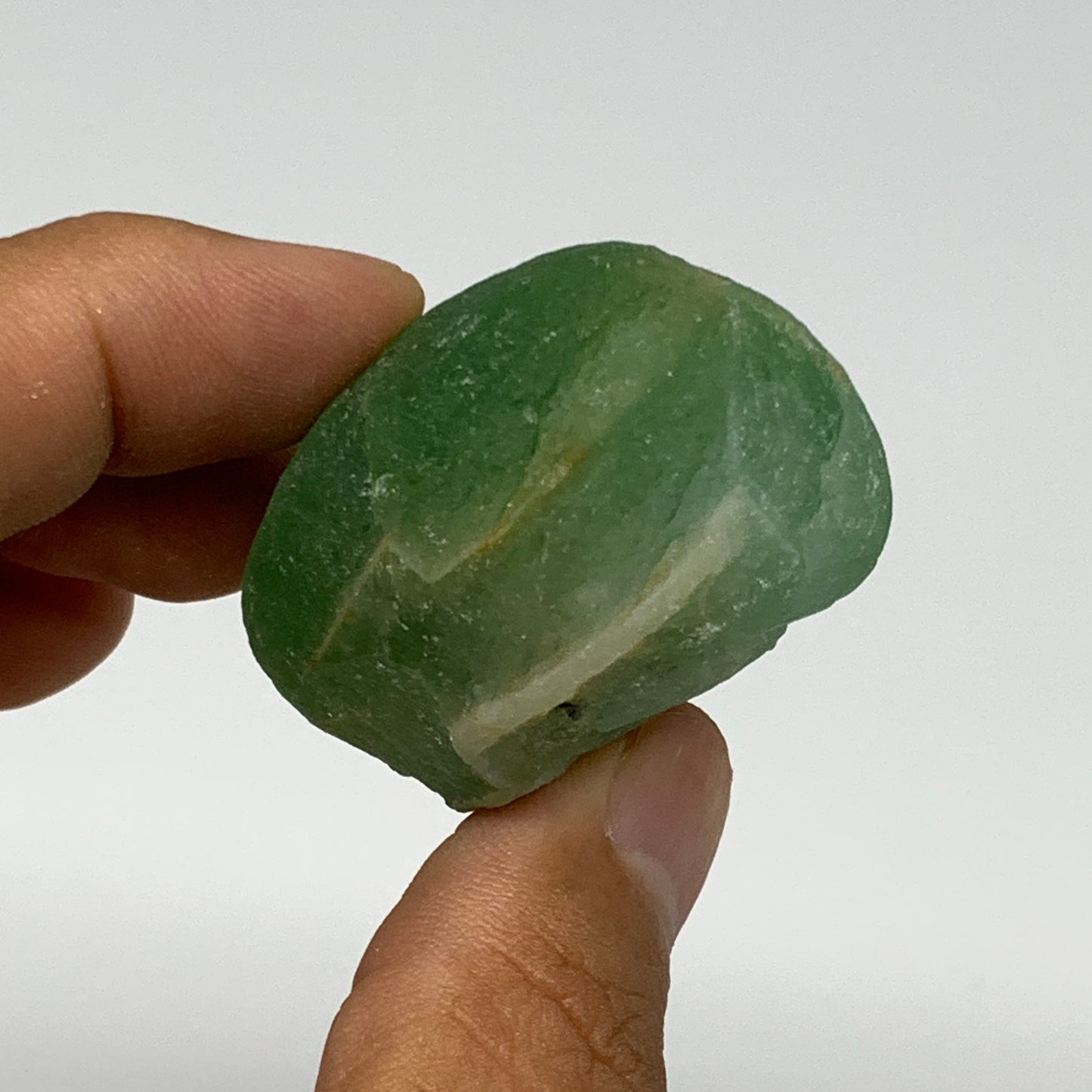 80g, 1.8"x1.4"x1.1" Fluorite Tumbled Rough Home Decor @Mexico, B18652