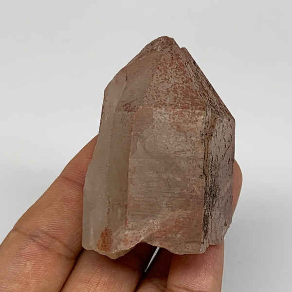 110.5g, 2.4"x1.6"x1.5", Natural Red Quartz Crystal Terminated @Morocco, B11417