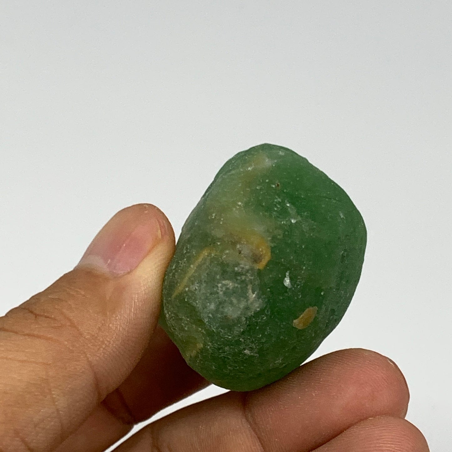 80g, 1.8"x1.4"x1.1" Fluorite Tumbled Rough Home Decor @Mexico, B18652