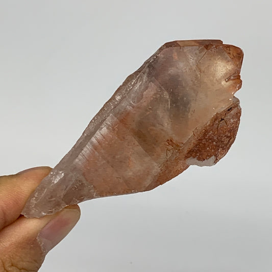 52.9g, 3"x1.5"x0.7", Natural Red Quartz Crystal Terminated @Morocco, B11419