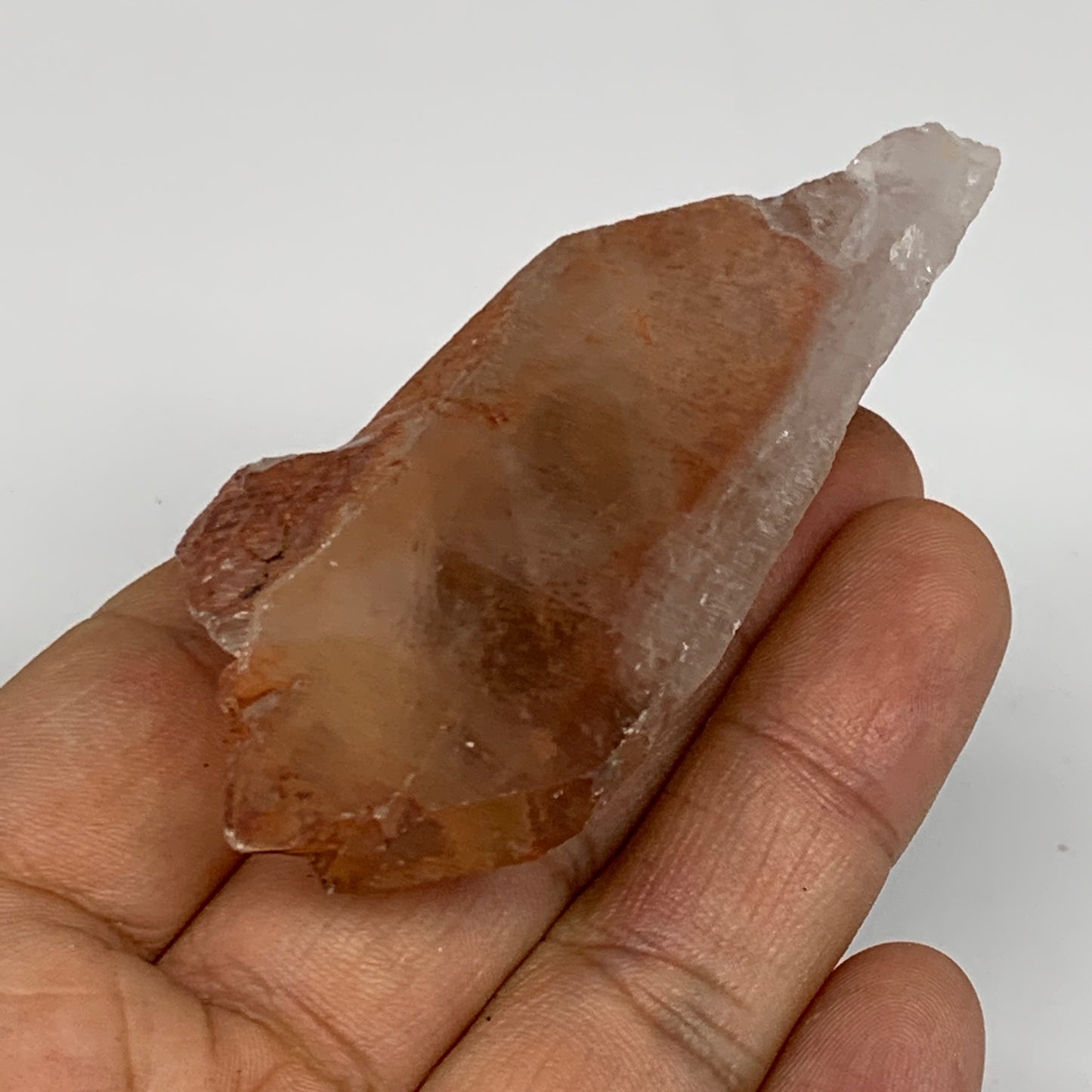 52.9g, 3"x1.5"x0.7", Natural Red Quartz Crystal Terminated @Morocco, B11419