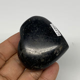 103.2g, 2"x2.2"x0.9", Black Tourmaline Heart Polished Crystal Home Decor, B21802