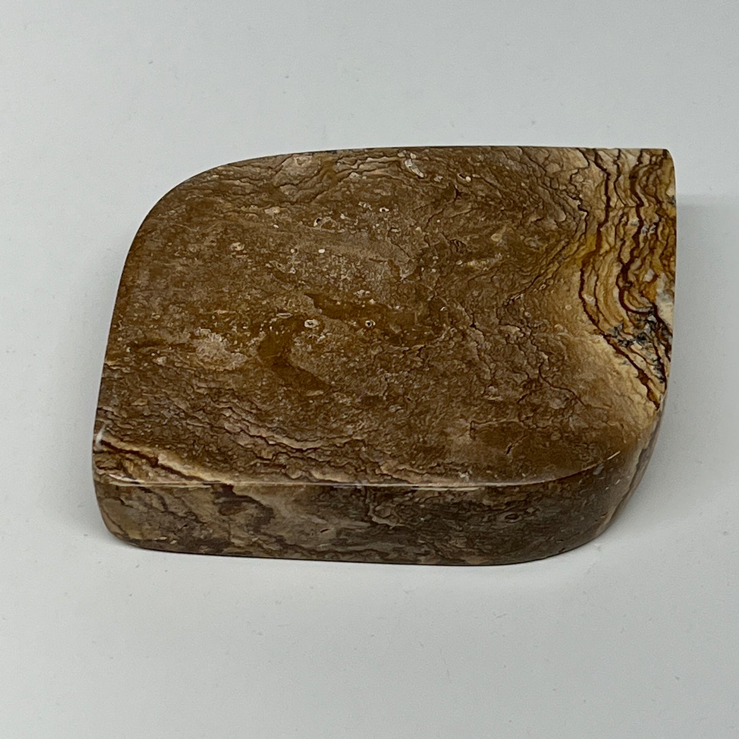 198.8g, 2.9"x2.3"x0.8" Picture Jasper Rectangle Gemstone Home Decor, B20109