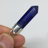 22cts, 30mm x 8mm x 7mm,Lapis Lazuli Pendant Sterling Silver @Afghanistan,FP81