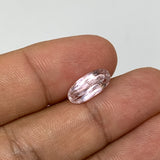 3.19cts, 12mmx5mmx5mm, Kunzite Crystal Facetted Cut Stone @Afghanistan, CTS54
