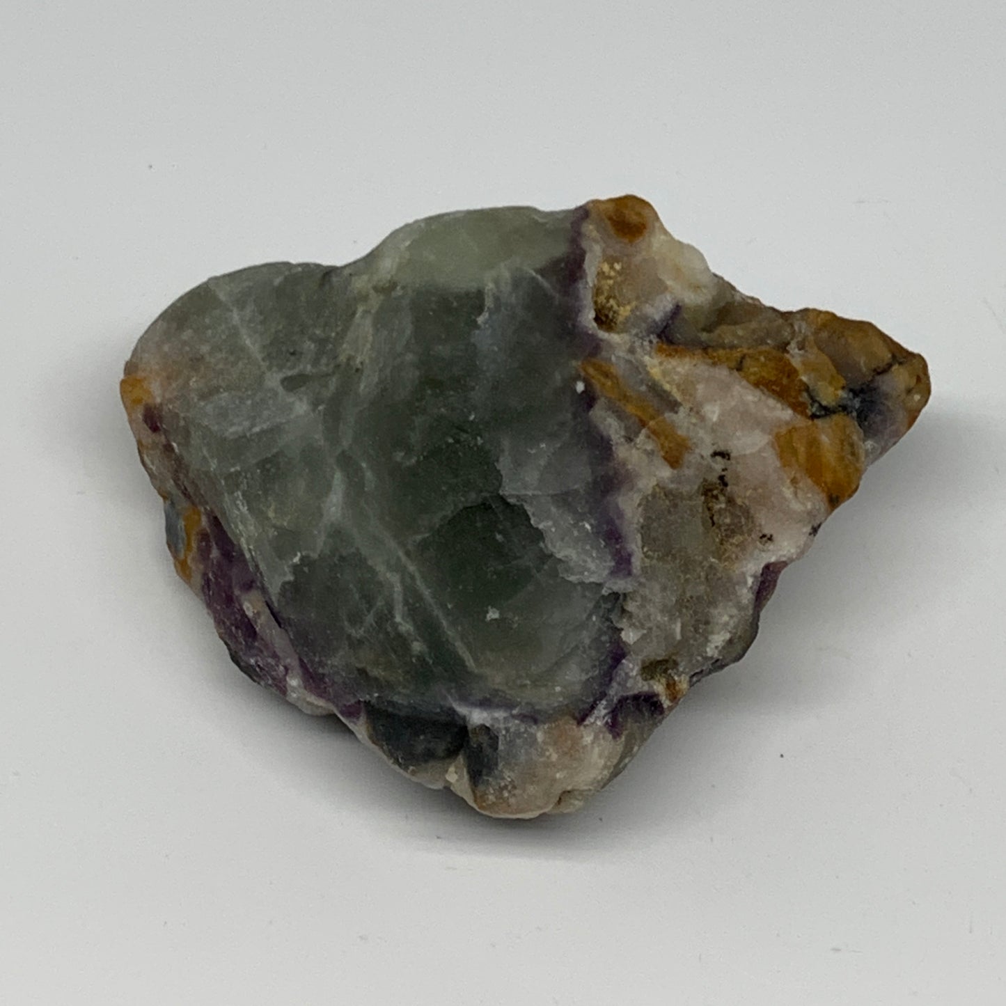 207.9g, 3.3"x2.3"x1.5" Fluorite Tumbled Rough Home Decor @Mexico, B18657