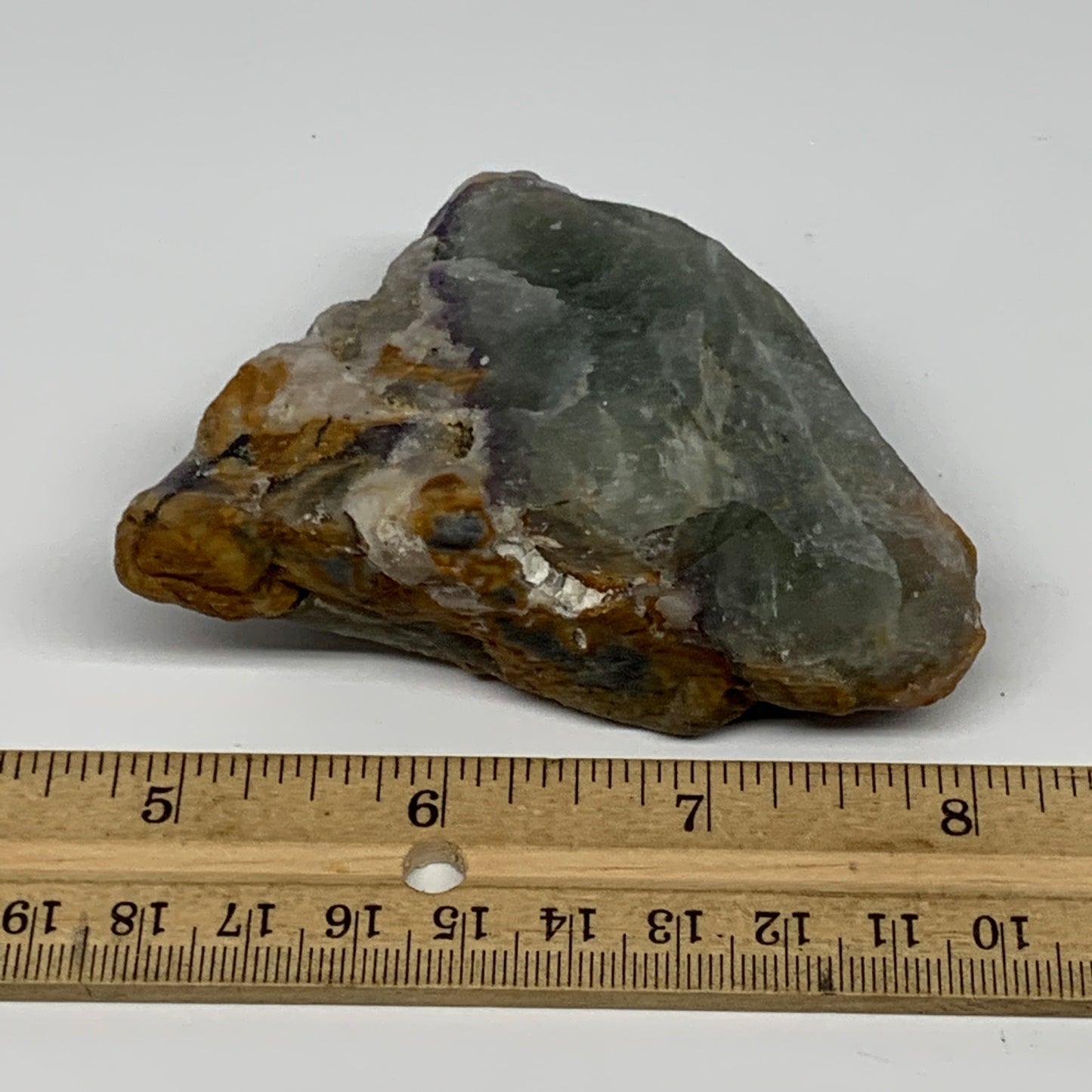 207.9g, 3.3"x2.3"x1.5" Fluorite Tumbled Rough Home Decor @Mexico, B18657