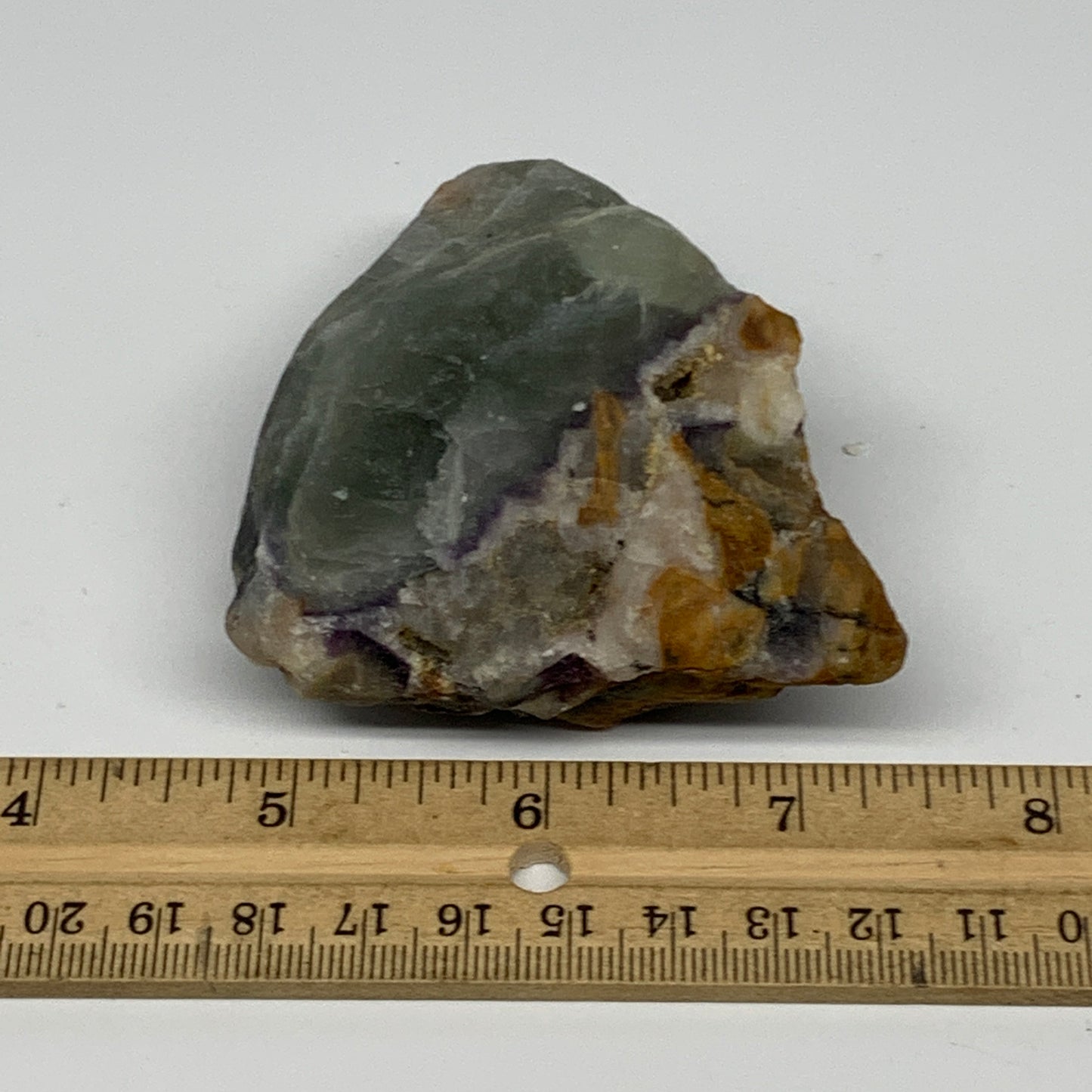 207.9g, 3.3"x2.3"x1.5" Fluorite Tumbled Rough Home Decor @Mexico, B18657