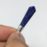 16cts, 29mm x 8mm x 7mm,Lapis Lazuli Pendant Sterling Silver @Afghanistan,FP83