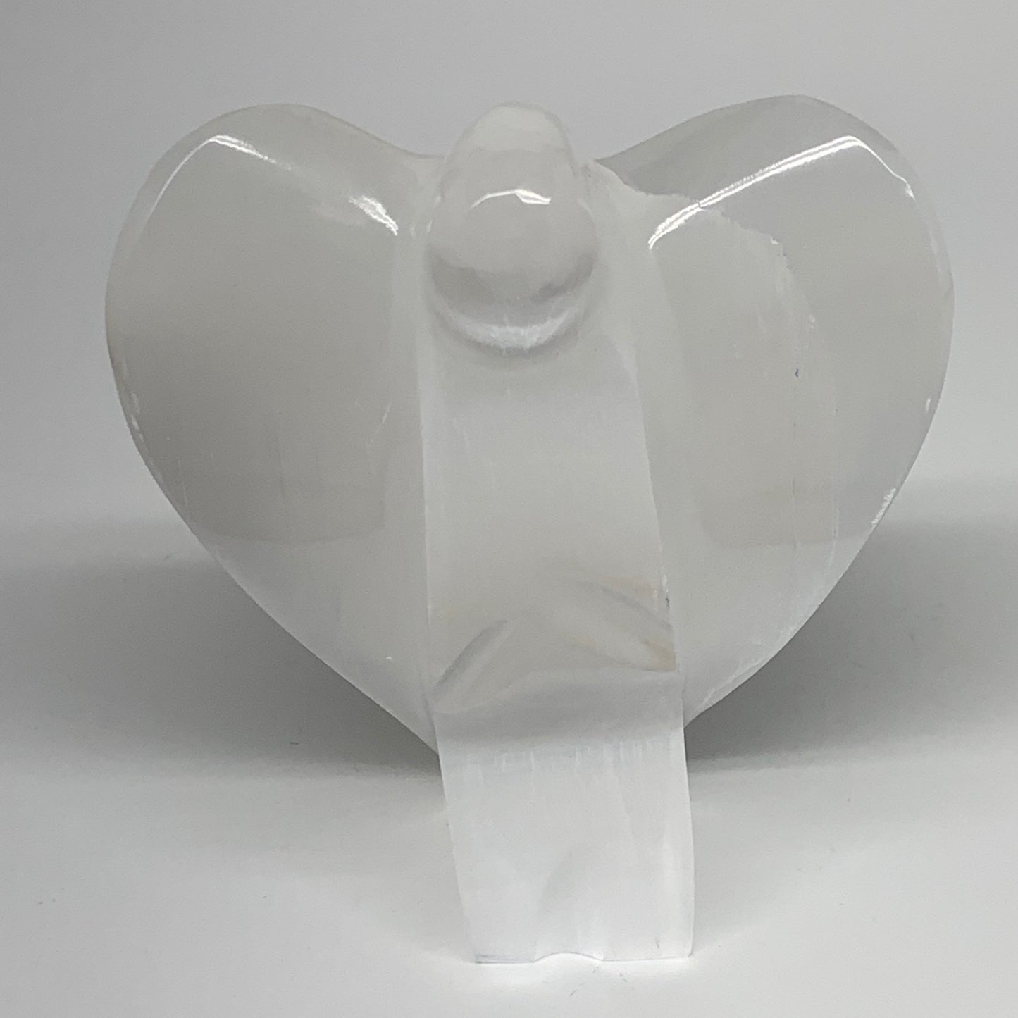 321.8g, 3.9"x3.4"x1.7"Natural Selenite (Satin Spar) Angel Crystal @Morocco,B8922