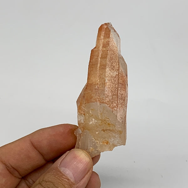 37.8g, 2.8"x1.2"x0.8", Natural Red Quartz Crystal Terminated @Morocco, B11425