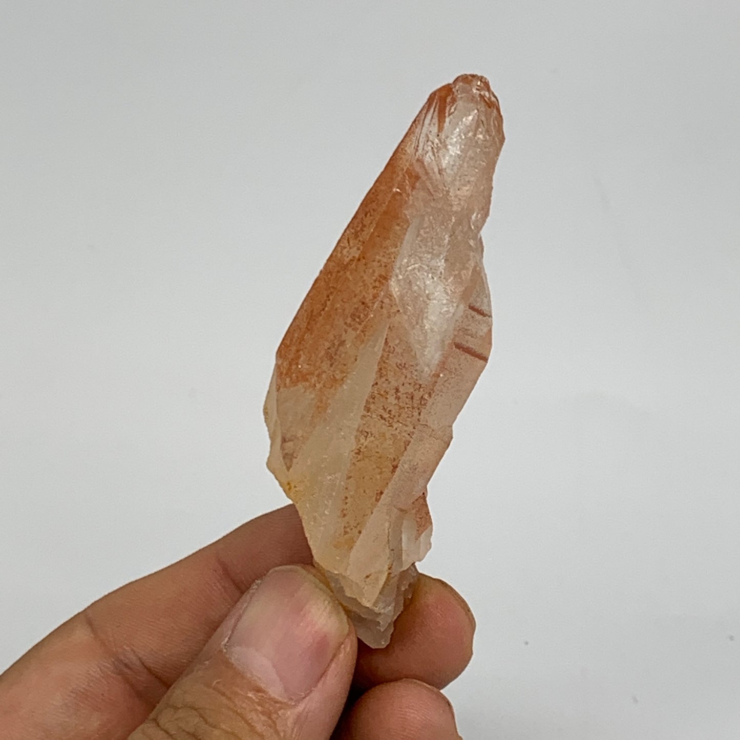 37.8g, 2.8"x1.2"x0.8", Natural Red Quartz Crystal Terminated @Morocco, B11425