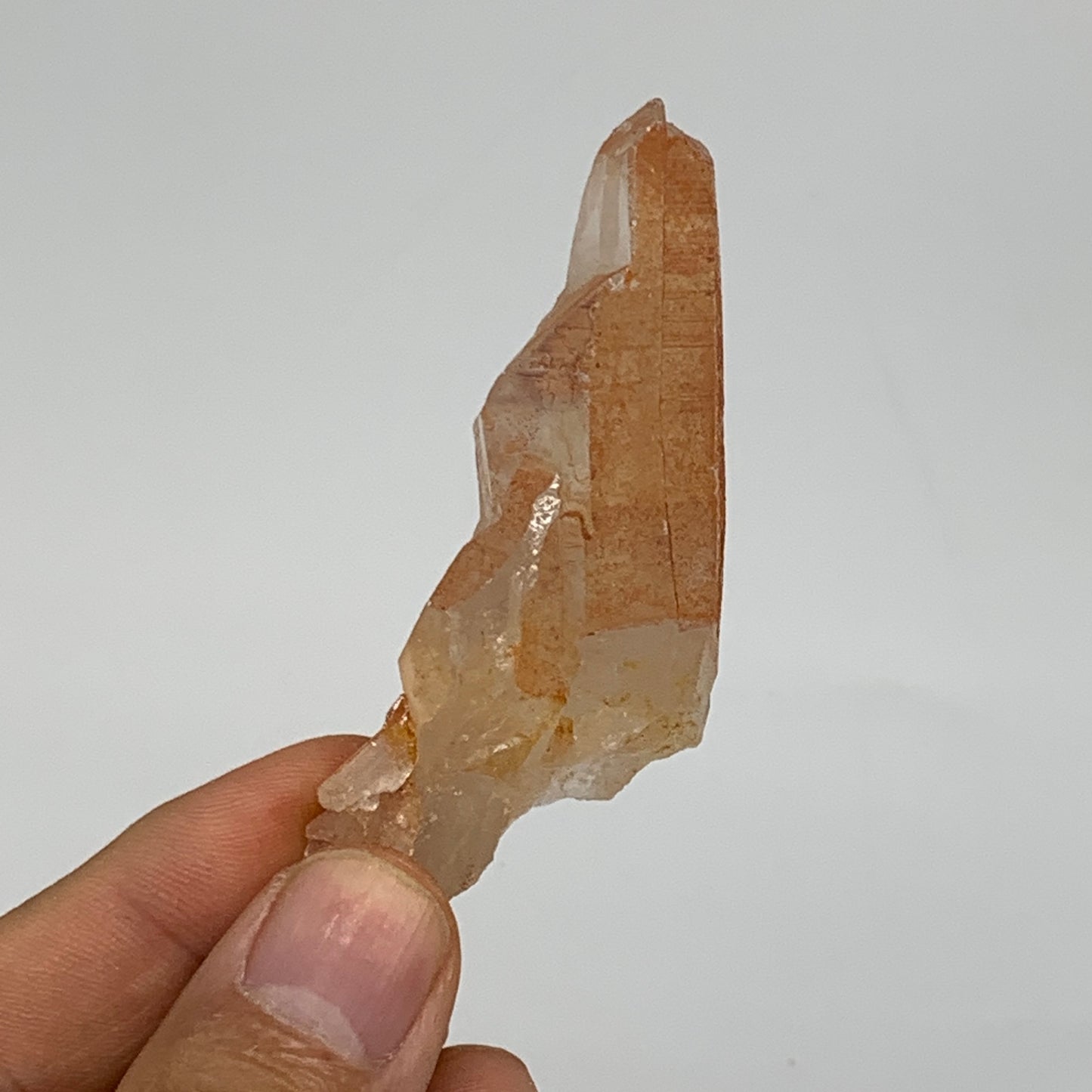37.8g, 2.8"x1.2"x0.8", Natural Red Quartz Crystal Terminated @Morocco, B11425