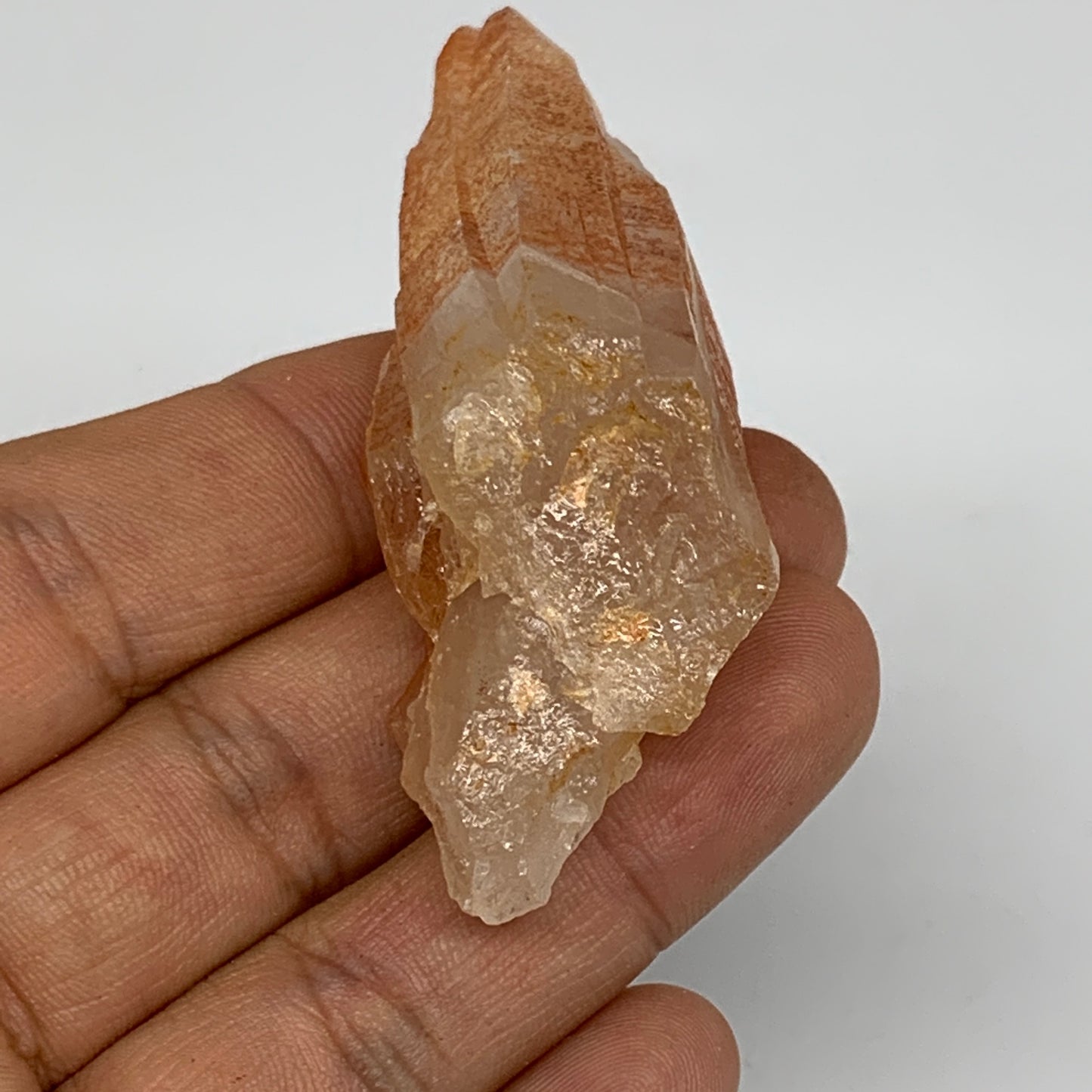 37.8g, 2.8"x1.2"x0.8", Natural Red Quartz Crystal Terminated @Morocco, B11425