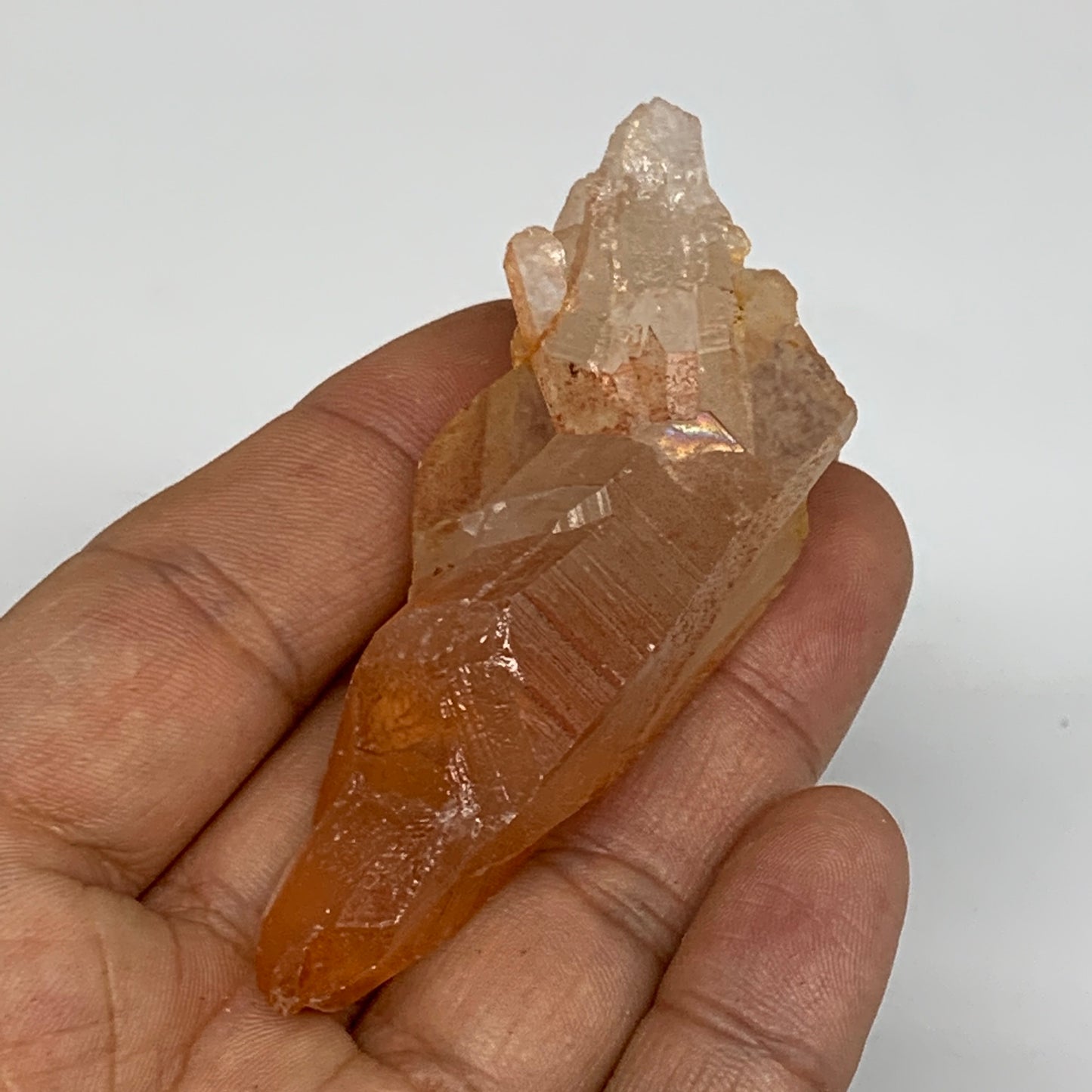 37.8g, 2.8"x1.2"x0.8", Natural Red Quartz Crystal Terminated @Morocco, B11425