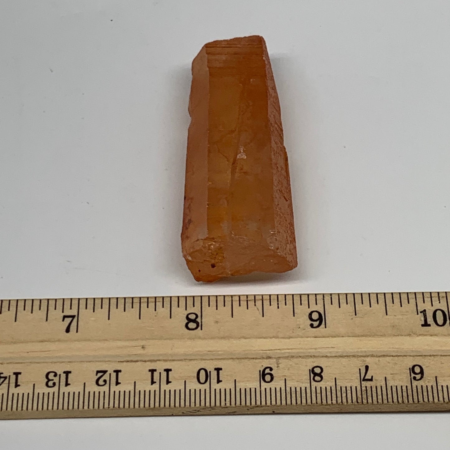 42.8g, 2.5"x0.9"x0.7", Natural Red Quartz Crystal Terminated @Morocco, B11426