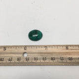 21.5 cts Natural Oval Shape Flat Bottom Chrysocolla Cabochon From Mexico, CC45