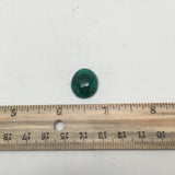 21.5 cts Natural Oval Shape Flat Bottom Chrysocolla Cabochon From Mexico, CC45