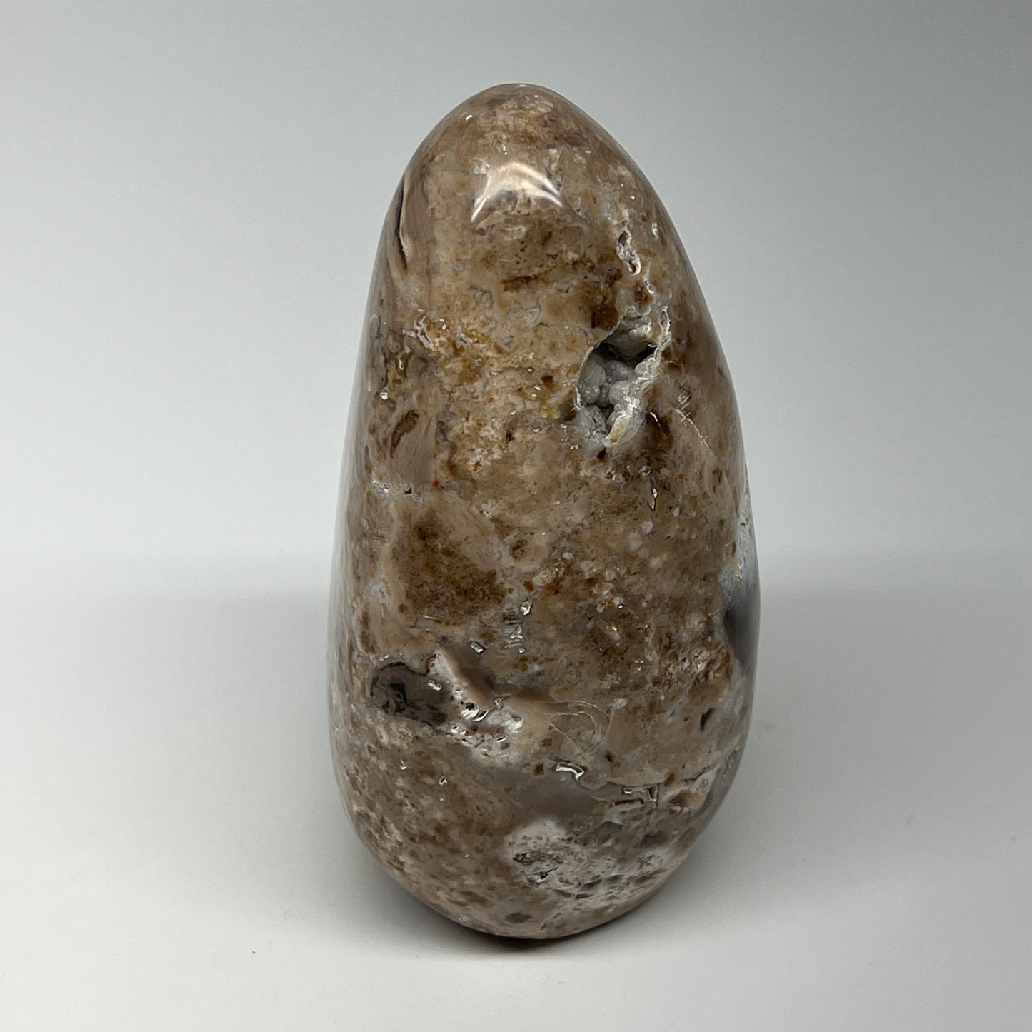 905g,5.4"x3.2"x2.8" Black Opal Freeform Polished Gemstone @Madagascar,B21045