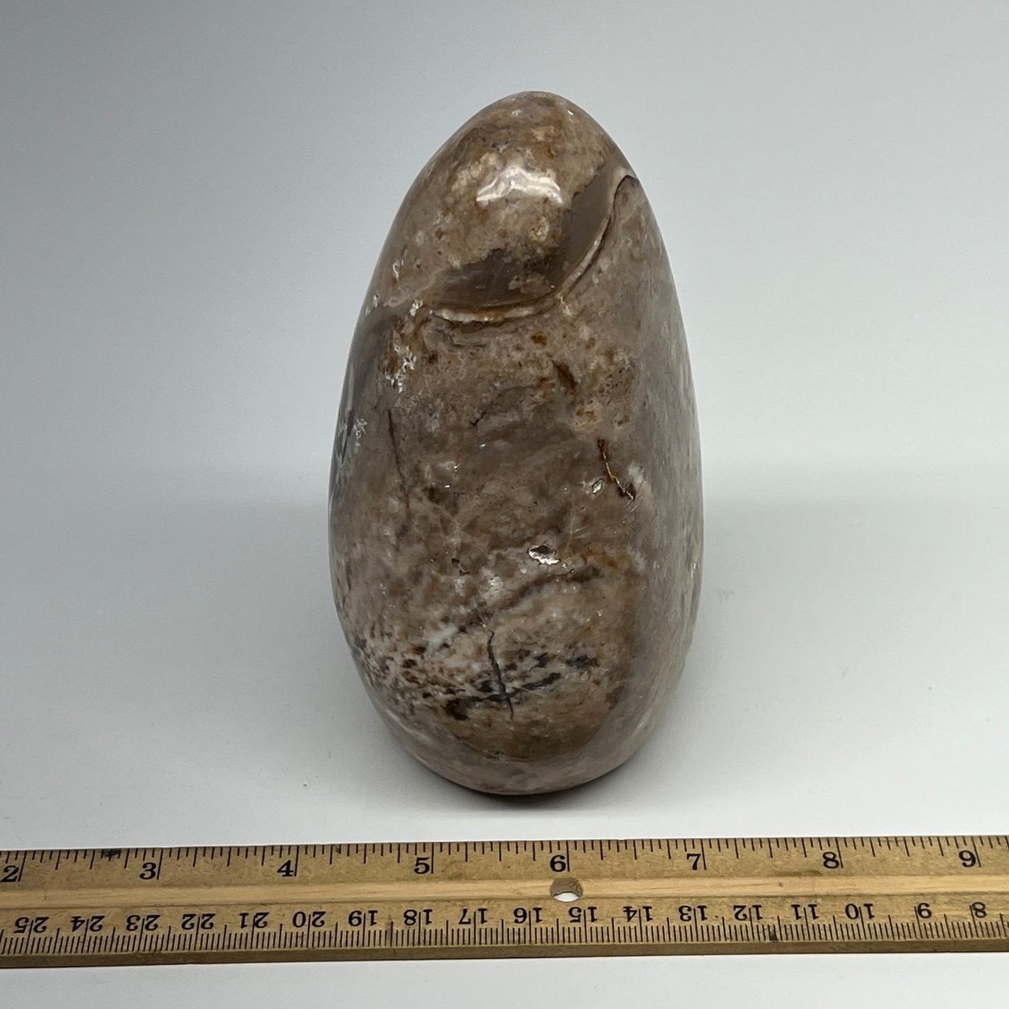 905g,5.4"x3.2"x2.8" Black Opal Freeform Polished Gemstone @Madagascar,B21045