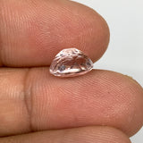 2.67cts, 9mmx7mmx5mm, Kunzite Crystal Facetted Cut Stone @Afghanistan, CTS60