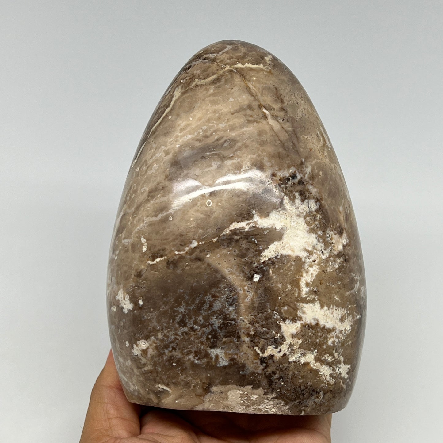 1160g,5.4"x3.9"x2.9" Black Opal Freeform Polished Gemstone @Madagascar,B21046