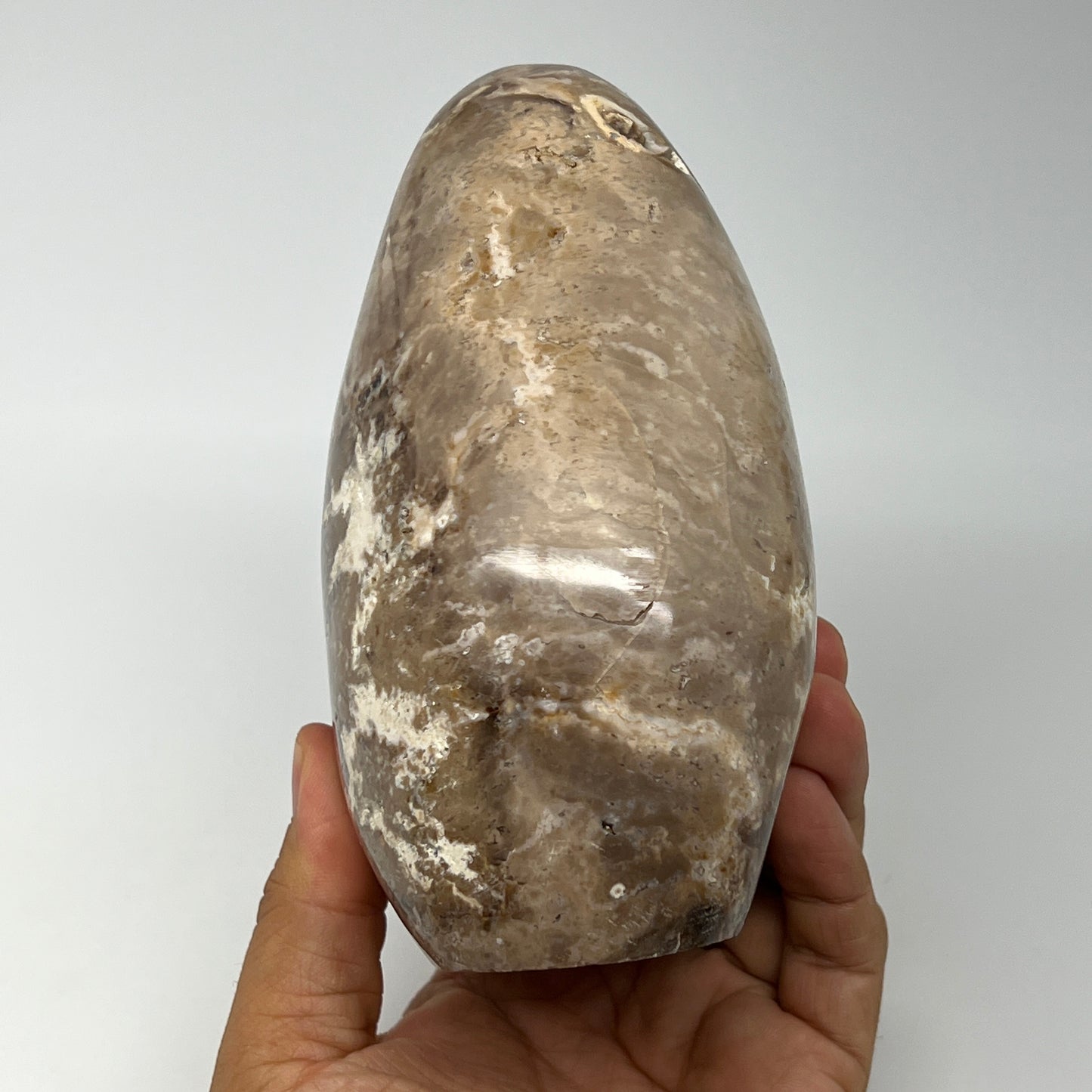 1160g,5.4"x3.9"x2.9" Black Opal Freeform Polished Gemstone @Madagascar,B21046