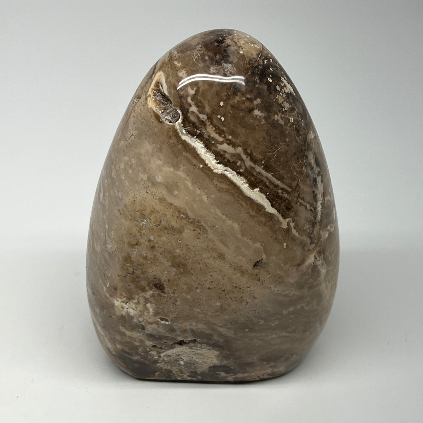 1160g,5.4"x3.9"x2.9" Black Opal Freeform Polished Gemstone @Madagascar,B21046