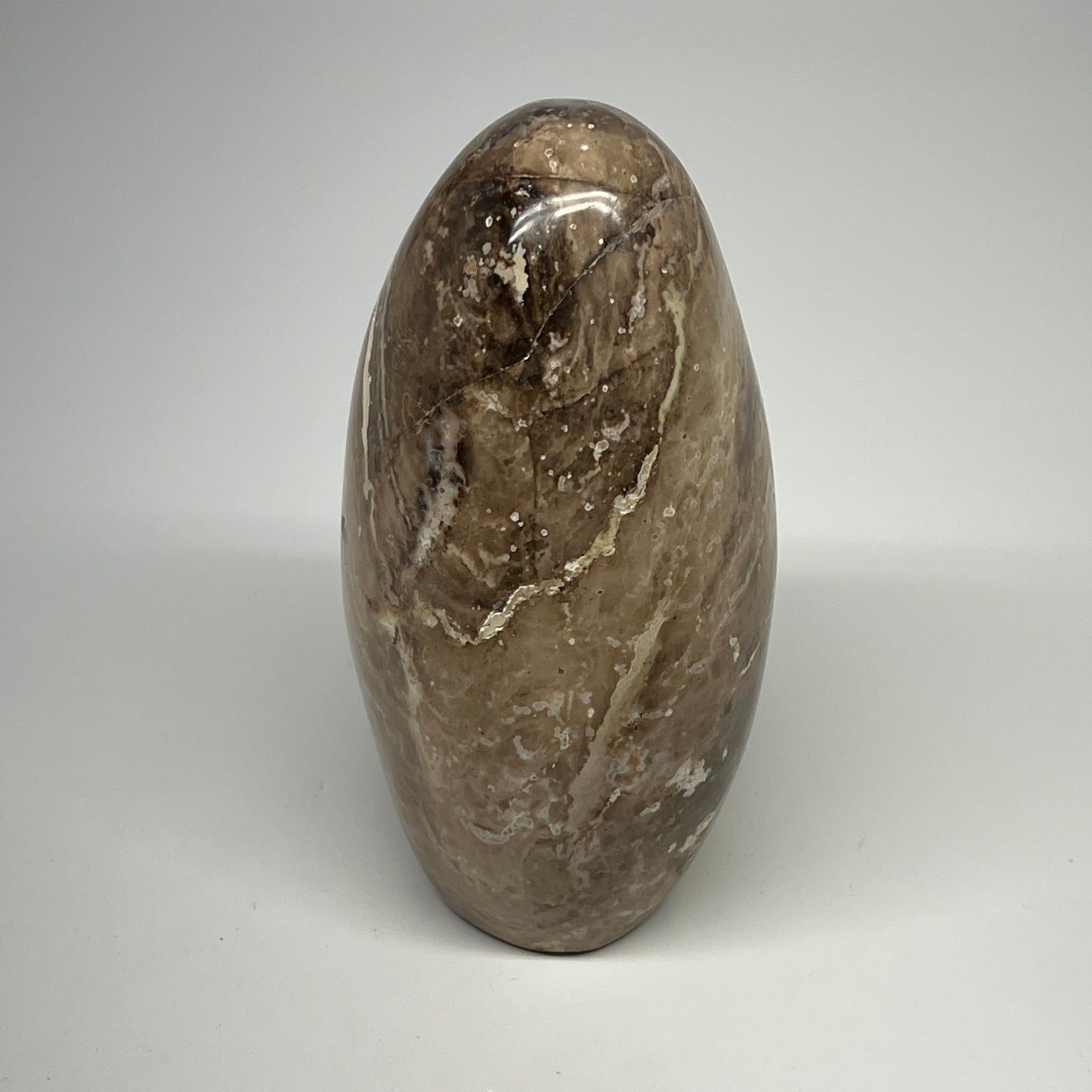 1160g,5.4"x3.9"x2.9" Black Opal Freeform Polished Gemstone @Madagascar,B21046