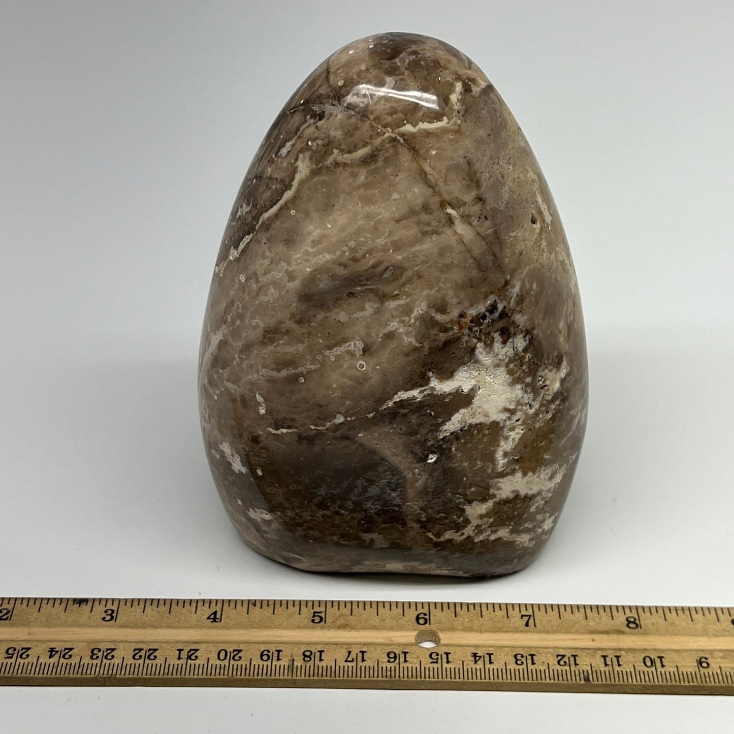 1160g,5.4"x3.9"x2.9" Black Opal Freeform Polished Gemstone @Madagascar,B21046