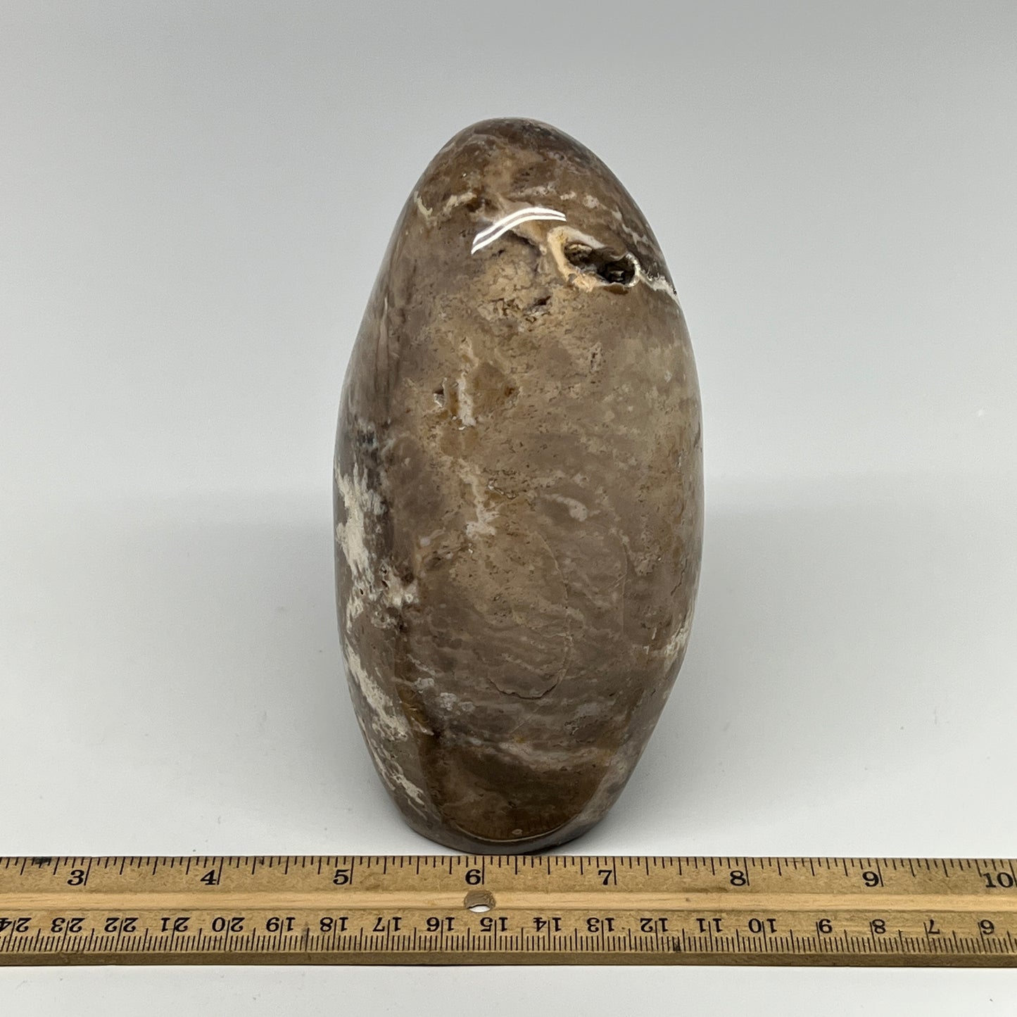 1160g,5.4"x3.9"x2.9" Black Opal Freeform Polished Gemstone @Madagascar,B21046