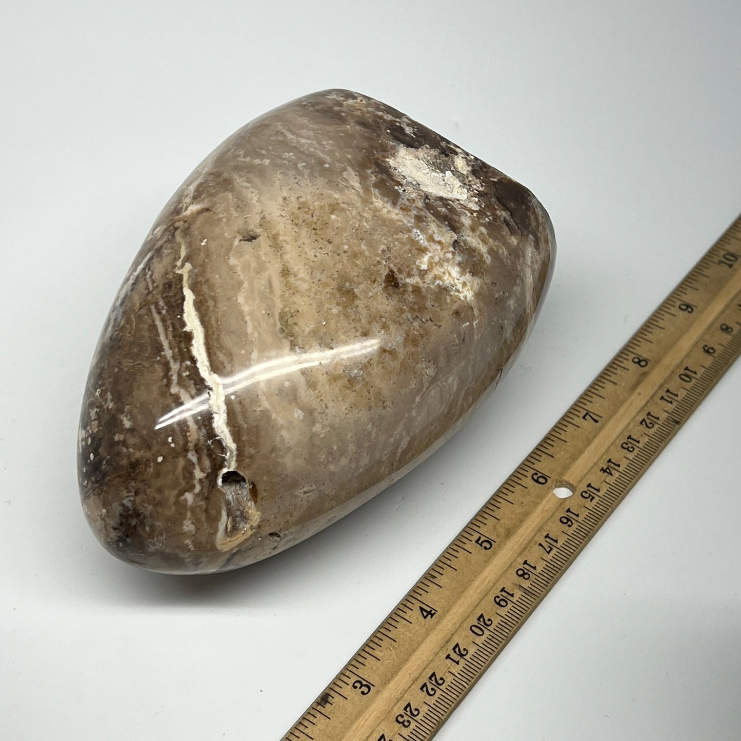 1160g,5.4"x3.9"x2.9" Black Opal Freeform Polished Gemstone @Madagascar,B21046